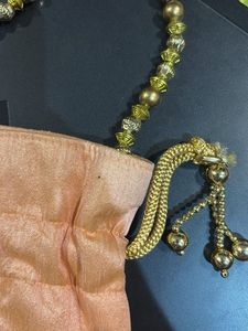 A Blush Peach Potli Bag