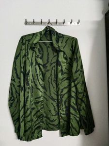 Aesthetic Dark Green Shirt