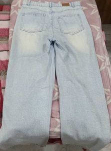 Ripped Wide Leg Jeans