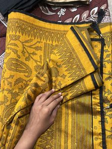 Mustard Saree With Blouse