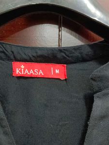 Kiaasa Black Mukaish Work Kurti