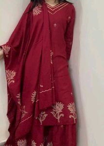 Kurta With Sharara And Dupatta