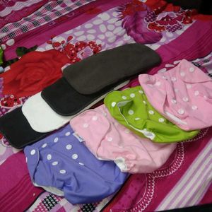 10 Pieces Combo Reusable Diaper