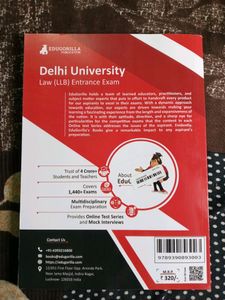 Law LLB Entrance Exam Preparation Book