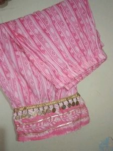 Pink Embellished Palazzo Pants