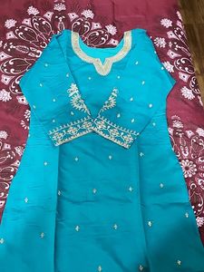Teal Kurta Set &amp; Dupatta