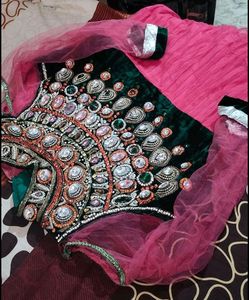 This Is A Umbrella Frock Suit Like Gown