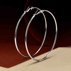 Silver Hoop Earrings