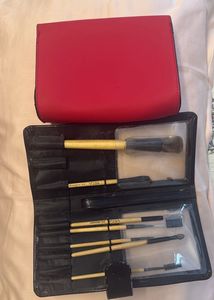 MAC Red &#39;Love Me&#39; Clutch &amp; VEGA Brush Set
