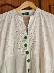 Hakoba High Low Flared Kurti