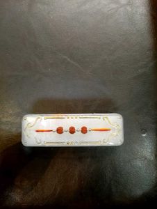 Rudraksh Rakhi Pure Silver