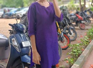 Purple Cotton Kurta 💜