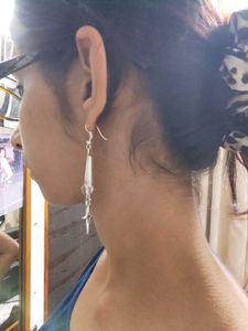 metallic y2k earrings handmade