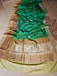 Pure Mulberry Silk Kattam Banarasi