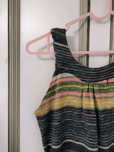 Striped Sleeveless Dress