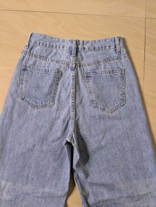 Wide Leg Denim Jeans (New)