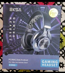 Unused Eksa E3000 Gaming Wired Headphones With Mic