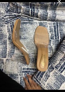 Transparent Nude Heels