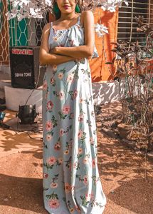 Full Length Floral Gown
