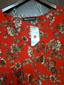 Floral Print Tunic Top