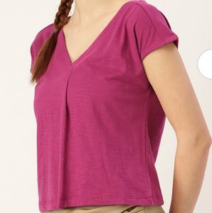 Dressberry Women Pink T-shirt