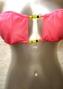 Tops For Rs.99 Only Pink 🩷 Tube Bikini 👙 Top