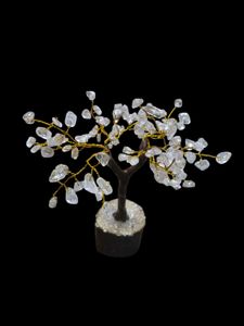 Clear Quartz Natural Gemstone Tree For Room Decor