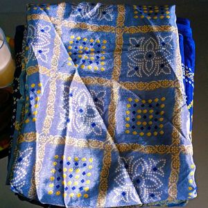 🛍️ Bandhani Saree ⭐⭐⭐⭐