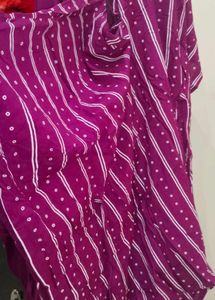 Purple Printed Kurta
