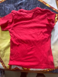 Red Valencia Bull Graphic Tee