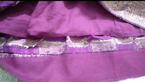 Ethnic gown with lining