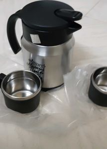 Nelcon Stainless Steel Tea Carafe Set New Non Used