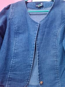 Denim Cropped Jacket