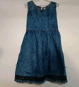 Denim One Piece/ Frock