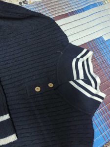 Stylish Black Knit Sweater