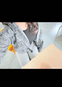 Stylish Gray Denim Jacket