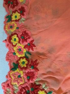 Ethnic Dress With Poncho