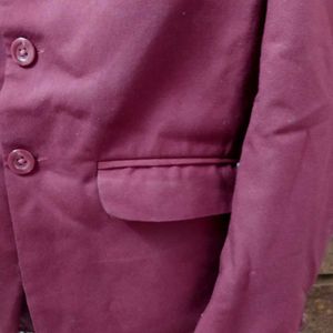 Sale Burgundy Blazer