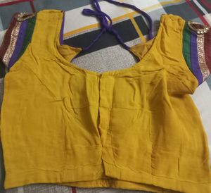 Yellow Saree with Embellishments