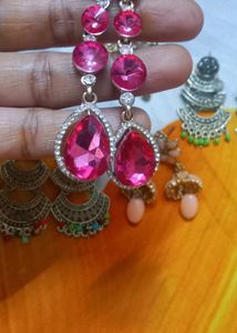 Combo Earings Top Beautiful 😍 Jodi