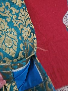 Banarasi Silk Blouse  With Sleeves
