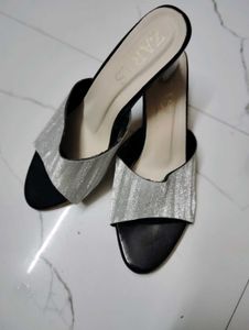 Zara Silver Heels