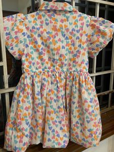 Heart PrInt frock