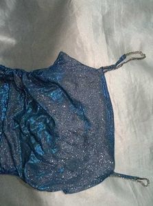 (Urbanic) Glittery Blue Rhinstone Chain Dress💙🔵