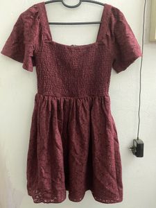 Pretty Maroon Dress