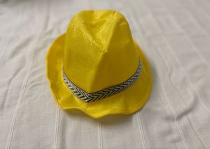 Yellow Fedora Hat (Like New)