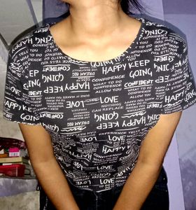 Black Crop Top