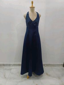 Elegant Navy Blue Maxi Dress