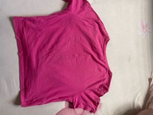 Pink H&amp;M Crop Top