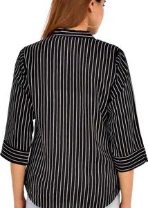 Women Formal &amp; Casual Black Shirt